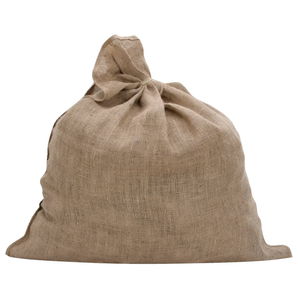 Jutesäcke 5 Stück 60 x 105 cm 100 % Jute 220 g/m²
