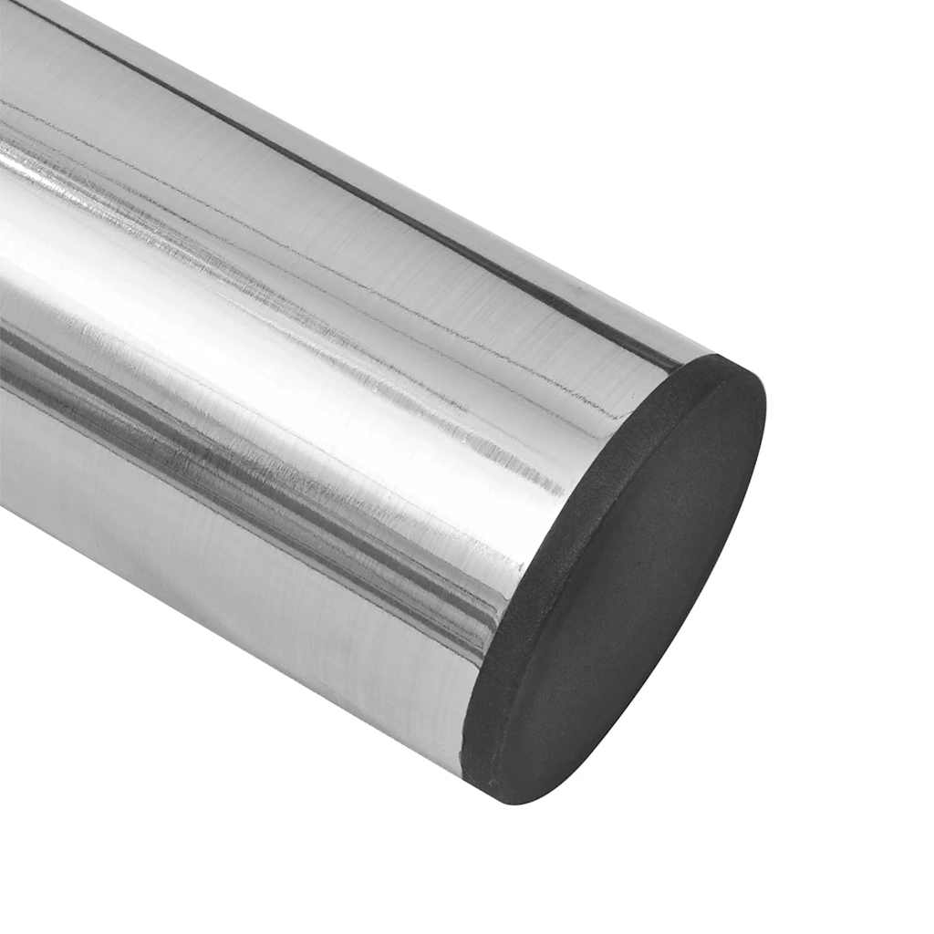 2 x Teleskopfuß Tischfuß Stützfuß Tischbein Chrom 710 mm-1100 mm