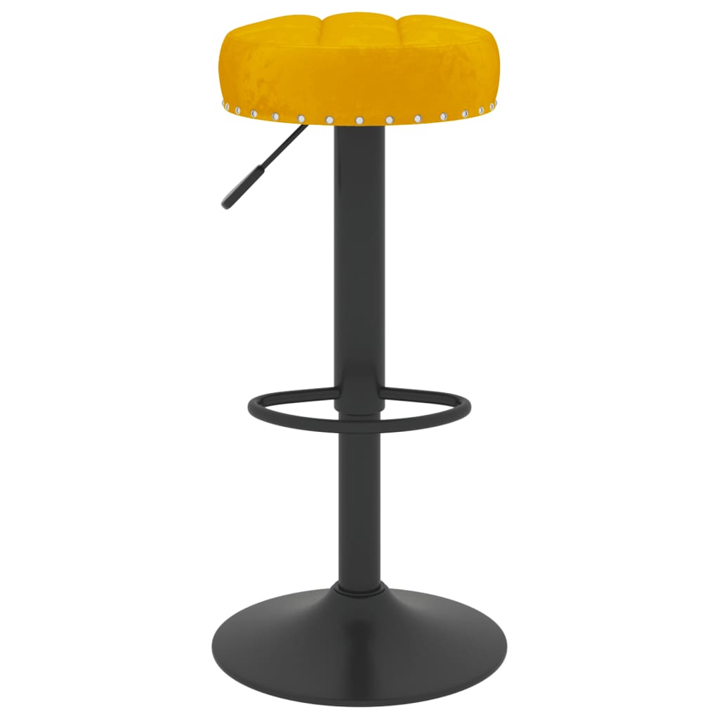 Barhocker 2 Stk. Creme Samt