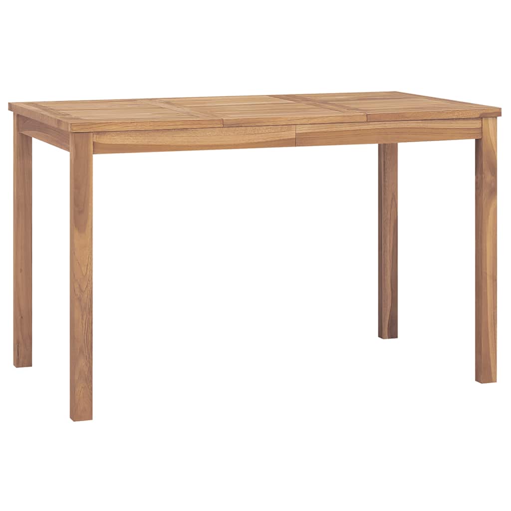 Garten-Esstisch 140x80x77 cm Massivholz Teak