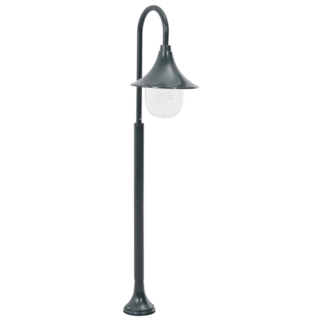 Garten-Pollerleuchte E27 120 cm Aluminium Weiß