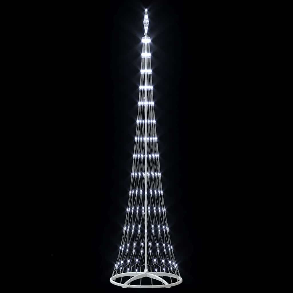 LED-Weihnachtsbaum Warmes Weiß 51 x 51 x 190 cm Metall