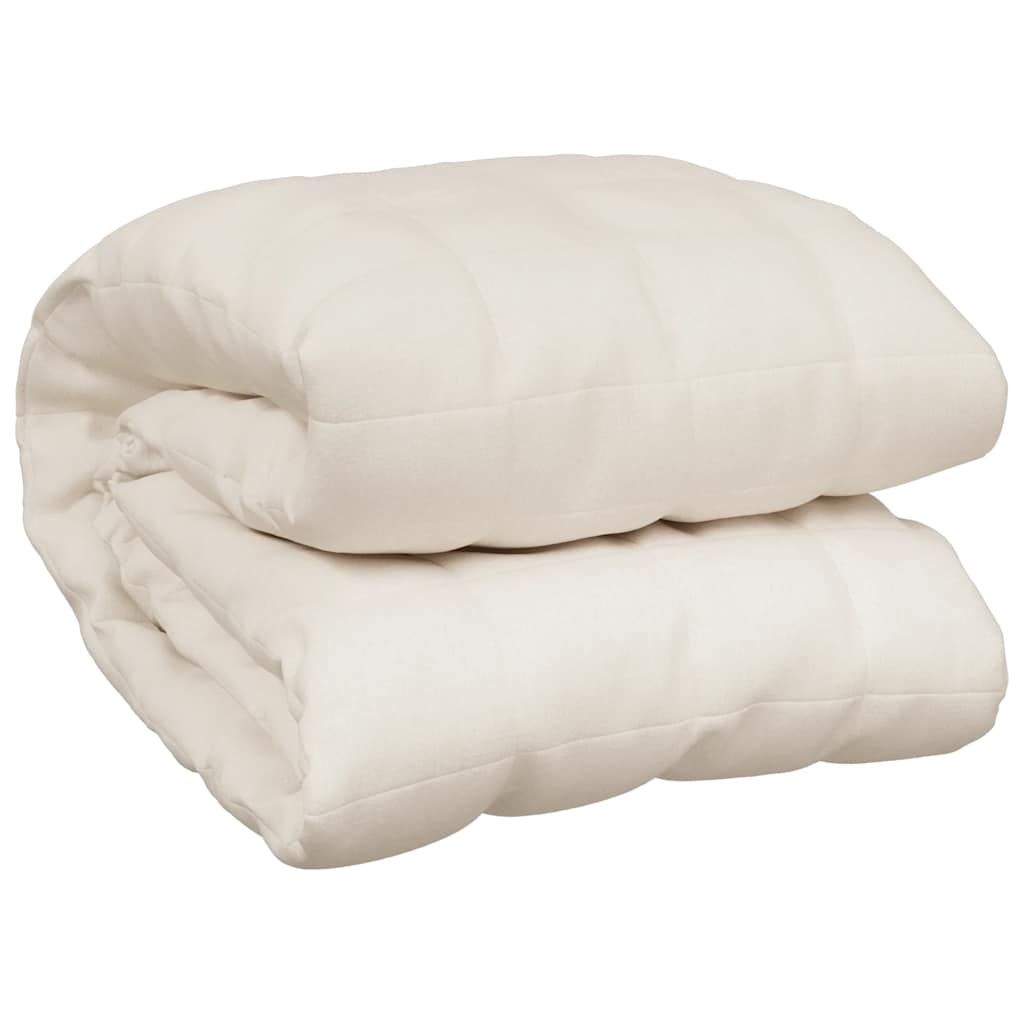 Gewichtsdecke Grau 122x183 cm 5 kg Stoff