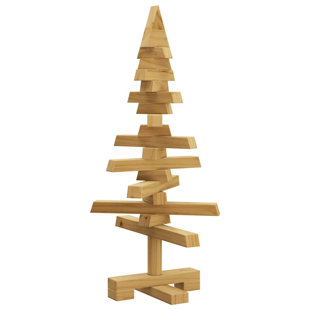 Weihnachtsbaum Holz zum Schmücken 60 cm Massivholz Kiefer