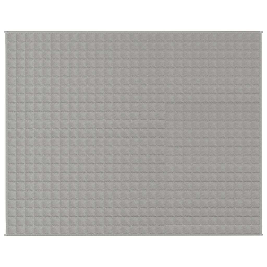 Gewichtsdecke Grau 122x183 cm 5 kg Stoff
