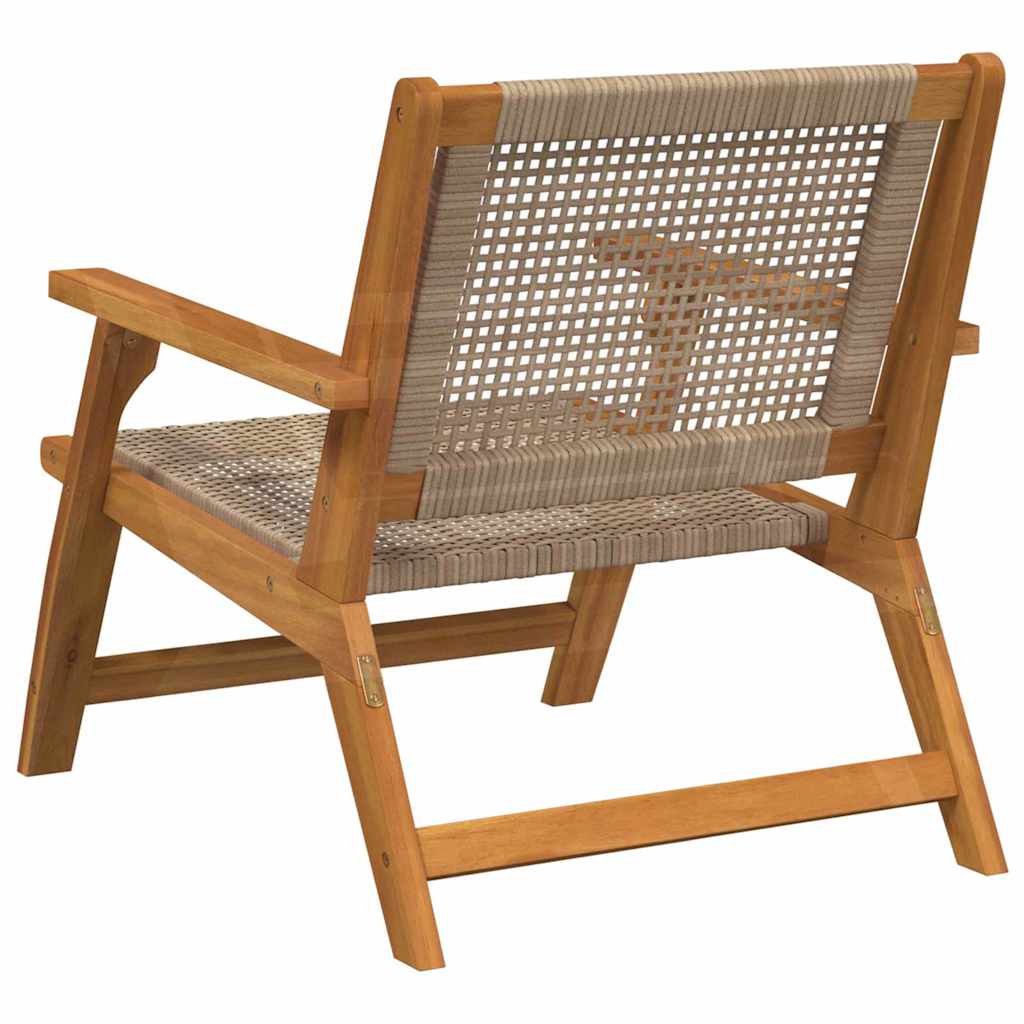 gartenmöbel Schwarz 122 x 78 x 73 cm Massivholz Akazie