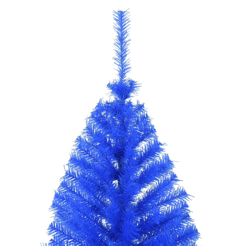 Künstlicher Halb-Weihnachtsbaum mit Ständer Grün 150 cm PVC