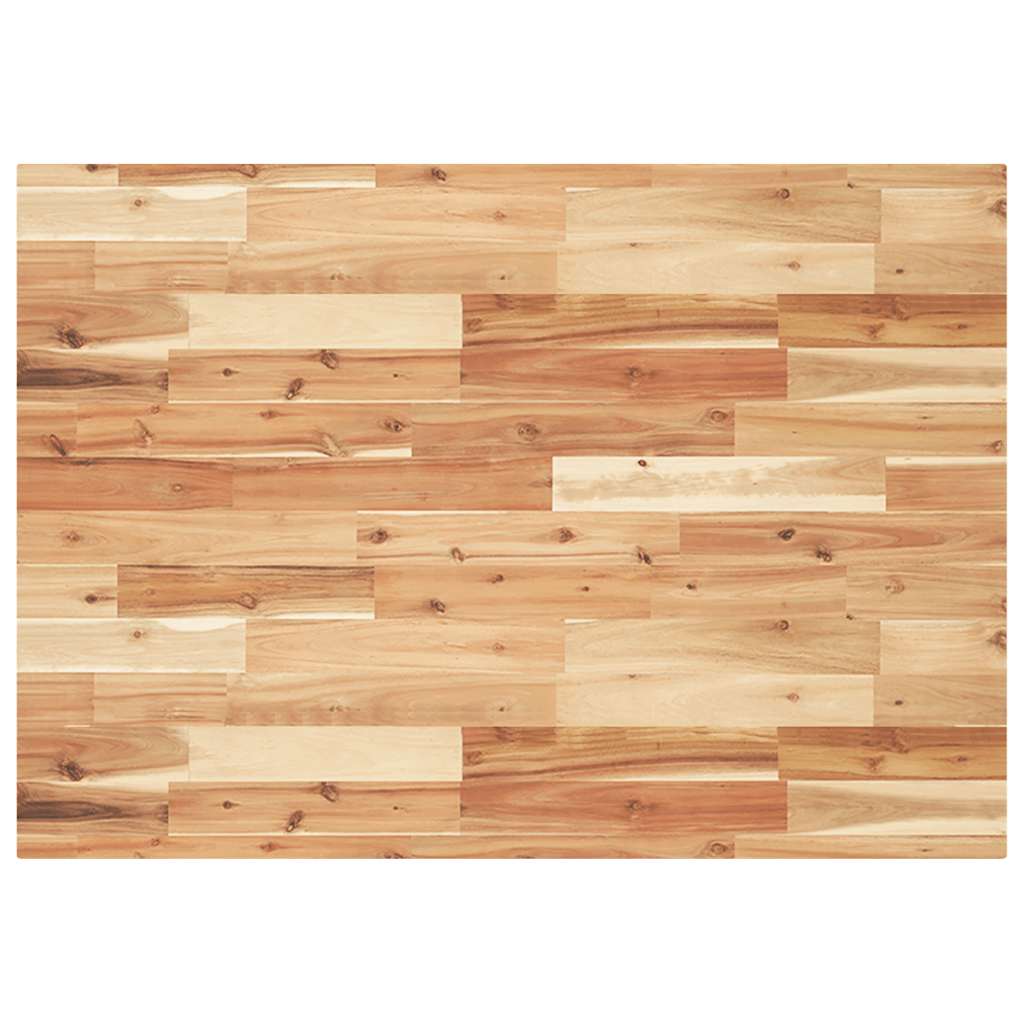 Schreibtischplatte Unbehandelt 60x50x2 cm Massivholz Akazie