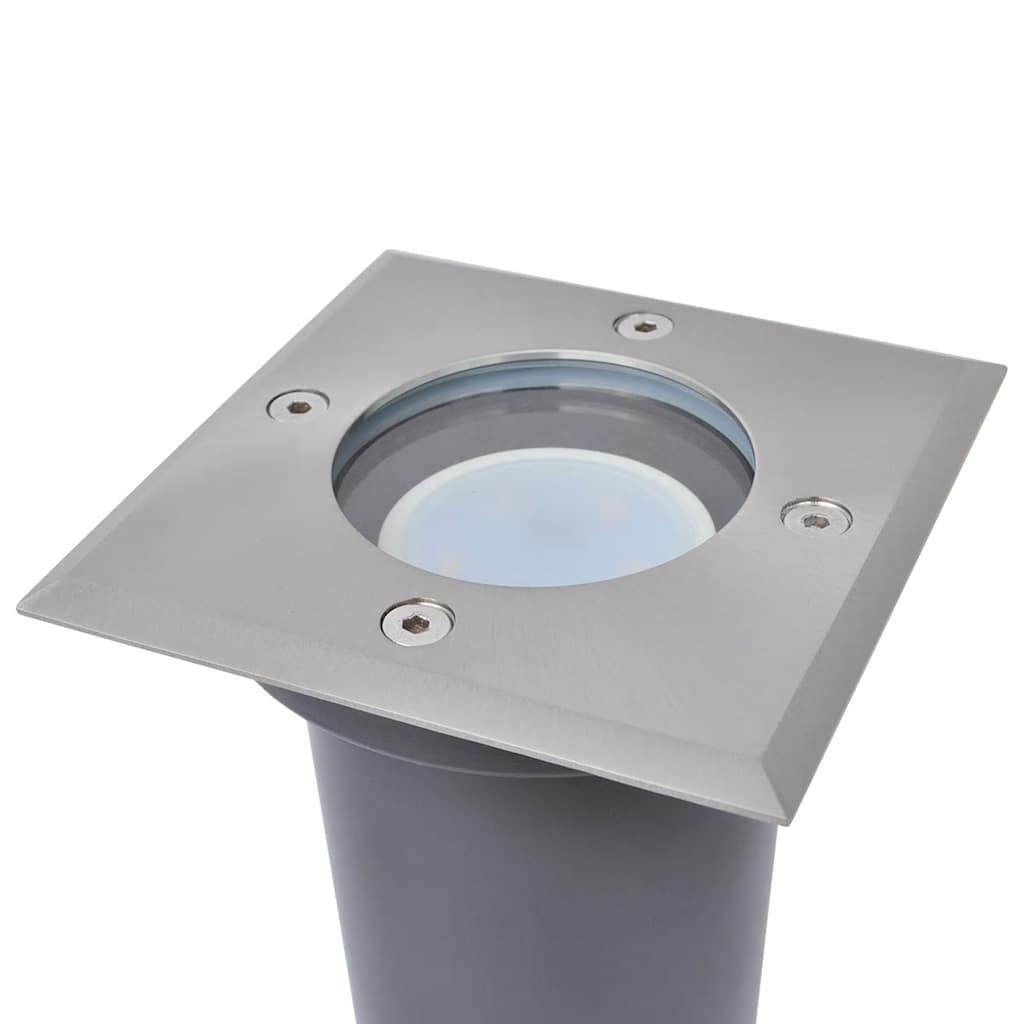 LED-Bodeneinbaustrahler 3 Stk. Outdoor Rund