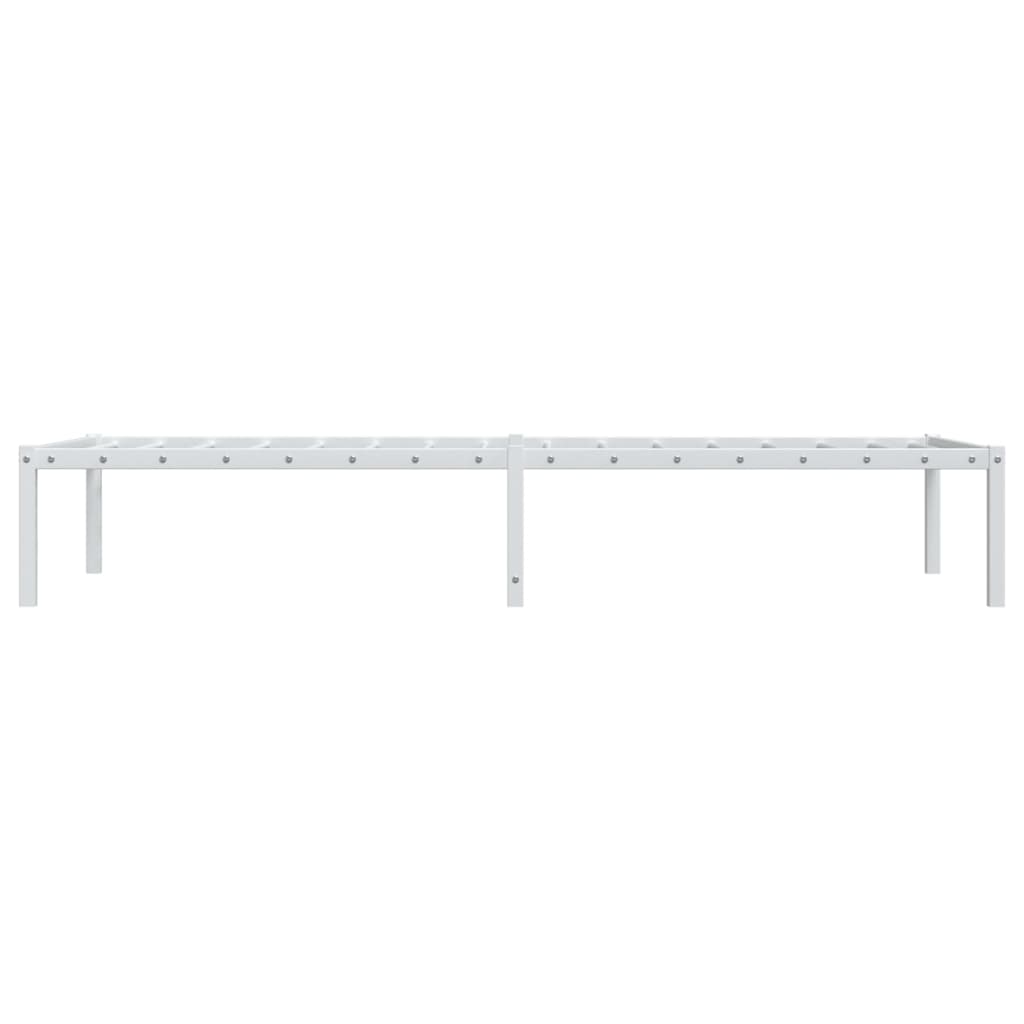 Bettgestell Metall Schwarz 75x190 cm