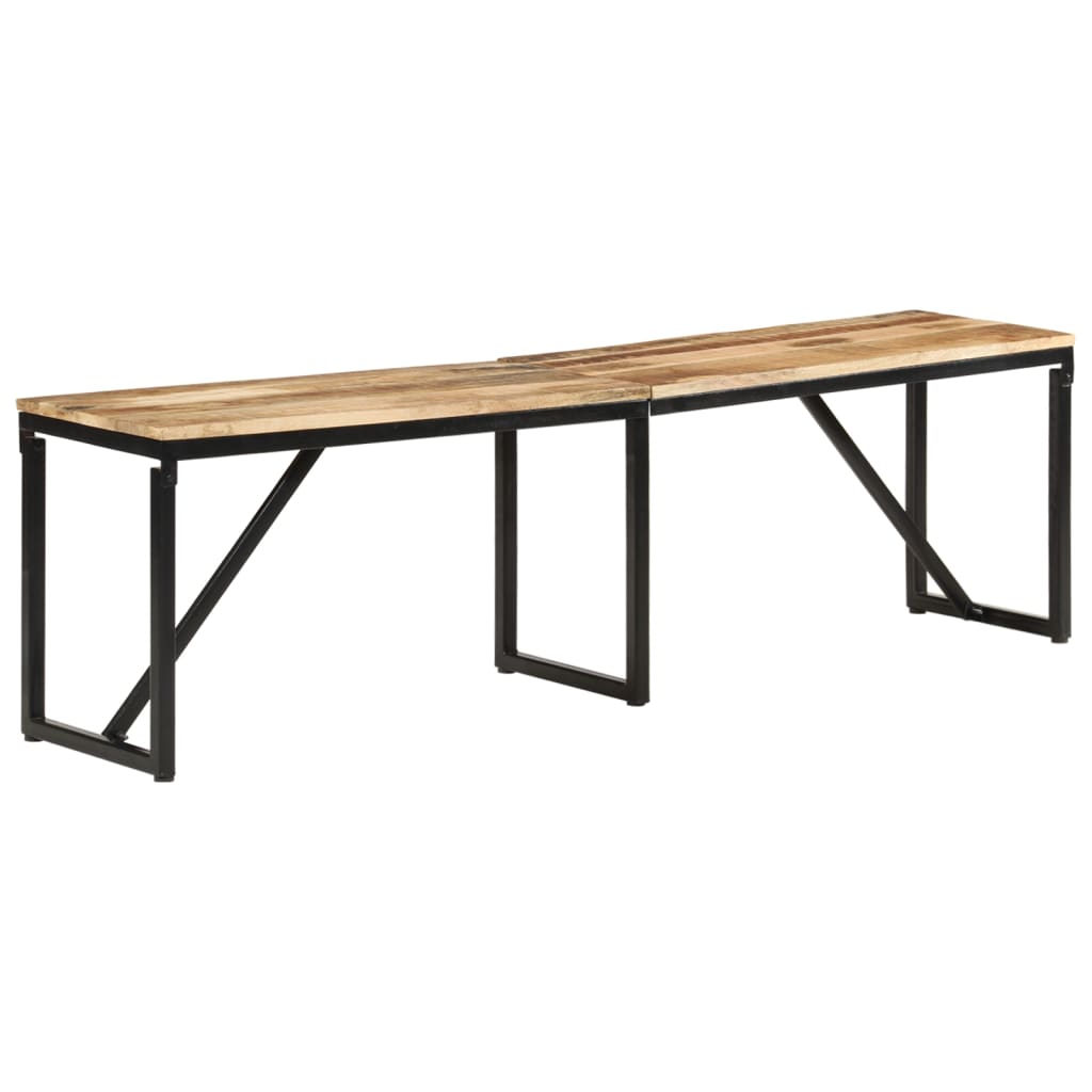 Sitzbank Massivholz 110x35x45 cm