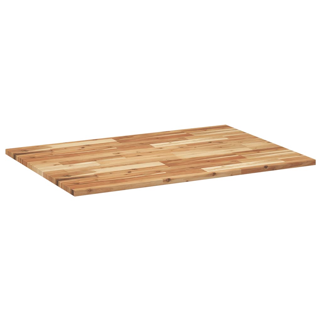 Schreibtischplatte Unbehandelt 60x50x2 cm Massivholz Akazie