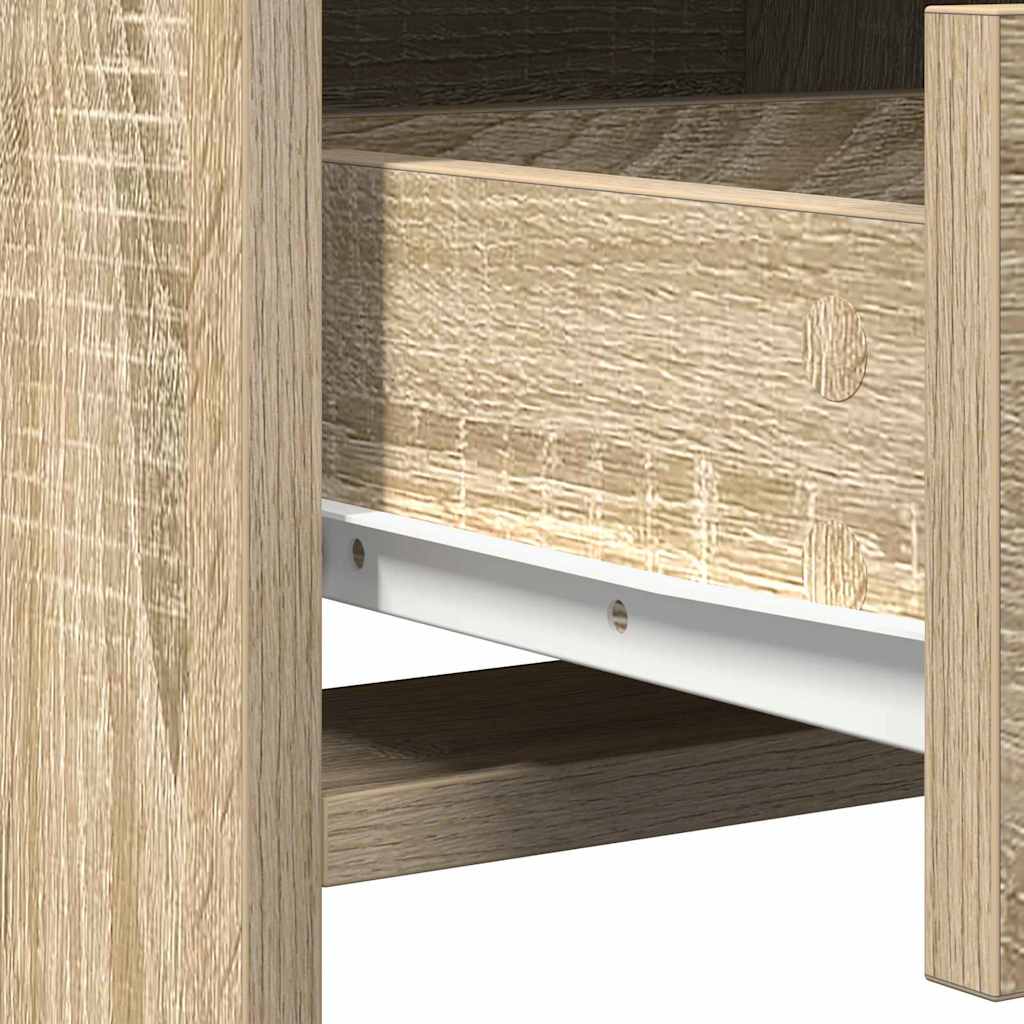 Schminktisch mit Regal Weiß 78,5 x 41 x 135 cm Holzwerkstoff