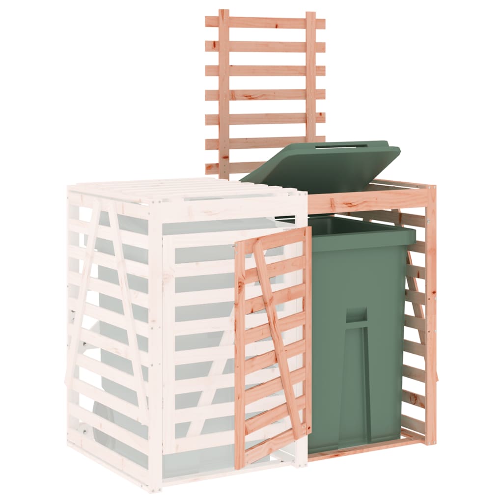 Mülltonnenbox 84x90x128,5 cm Massivholz Kiefer