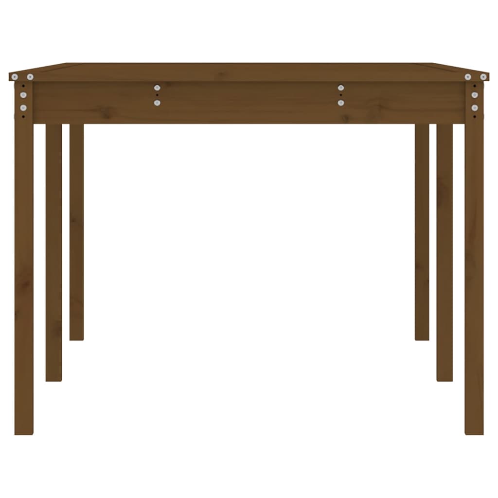 Gartentisch 82,5x82,5x76 cm Massivholz Kiefer