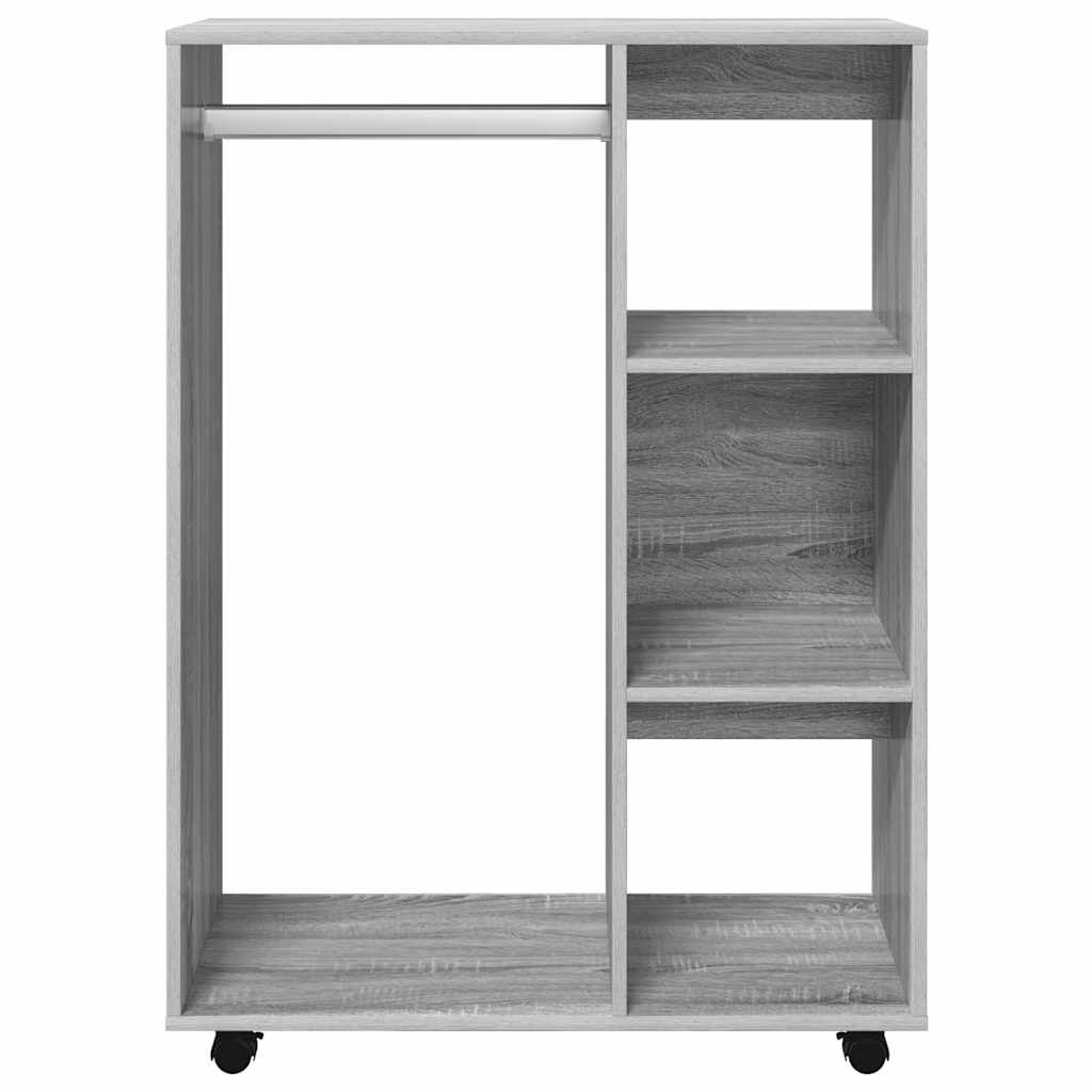Kleiderschrank Weiß 80x40x110 cm Holzwerkstoff