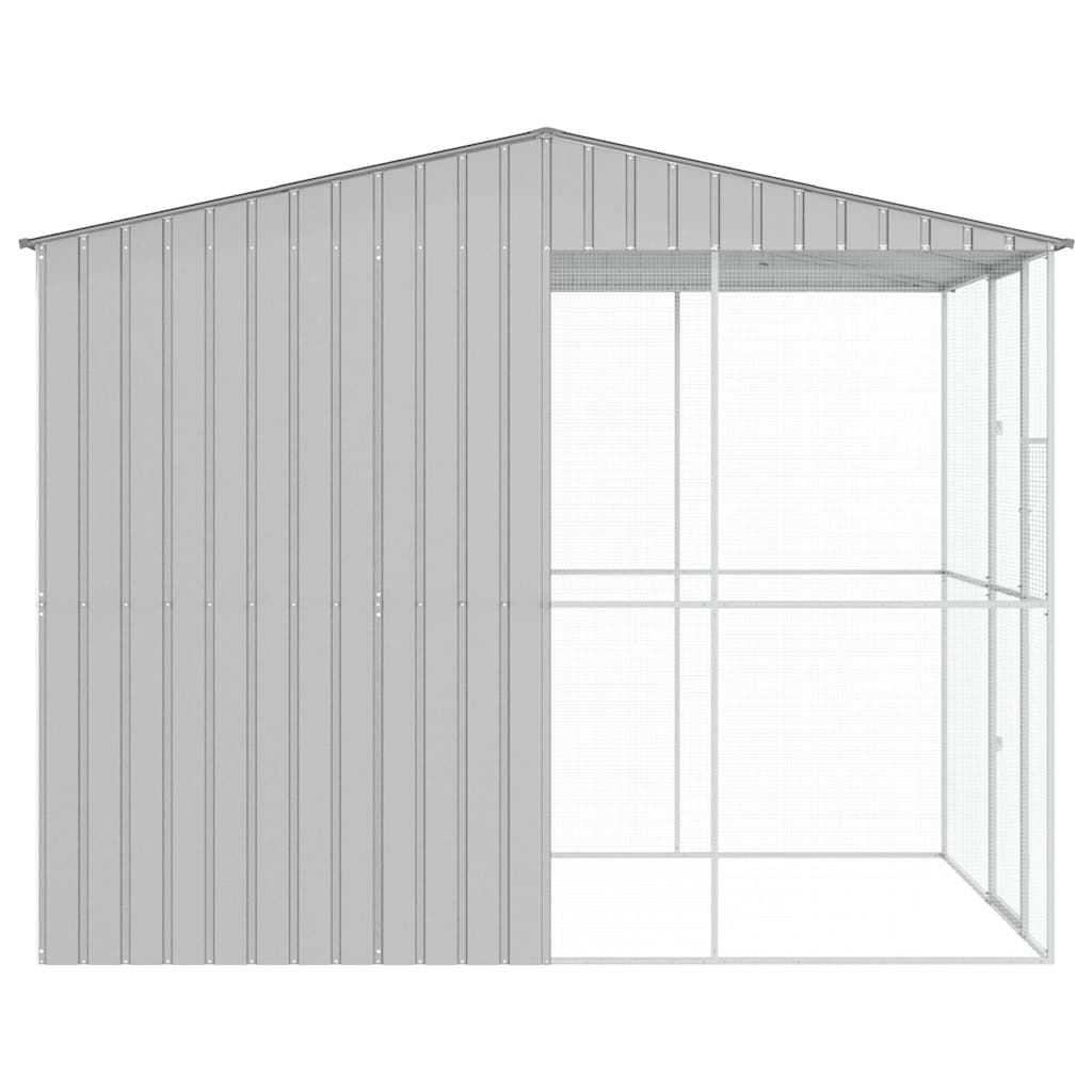 Vogelkäfig Anthrazit 215 x 110 x 247 cm Verzinkter Stahl