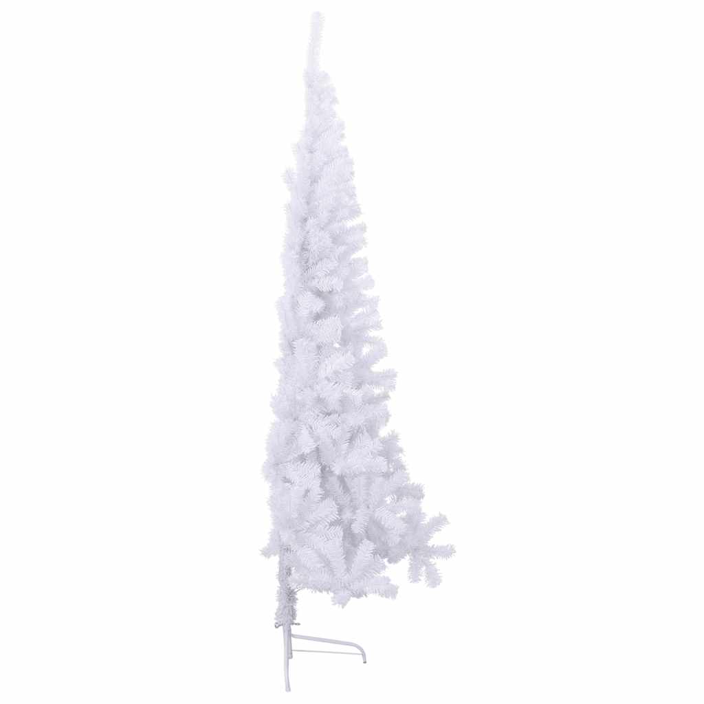 Künstlicher Halb-Weihnachtsbaum mit Ständer Grün 150 cm PVC