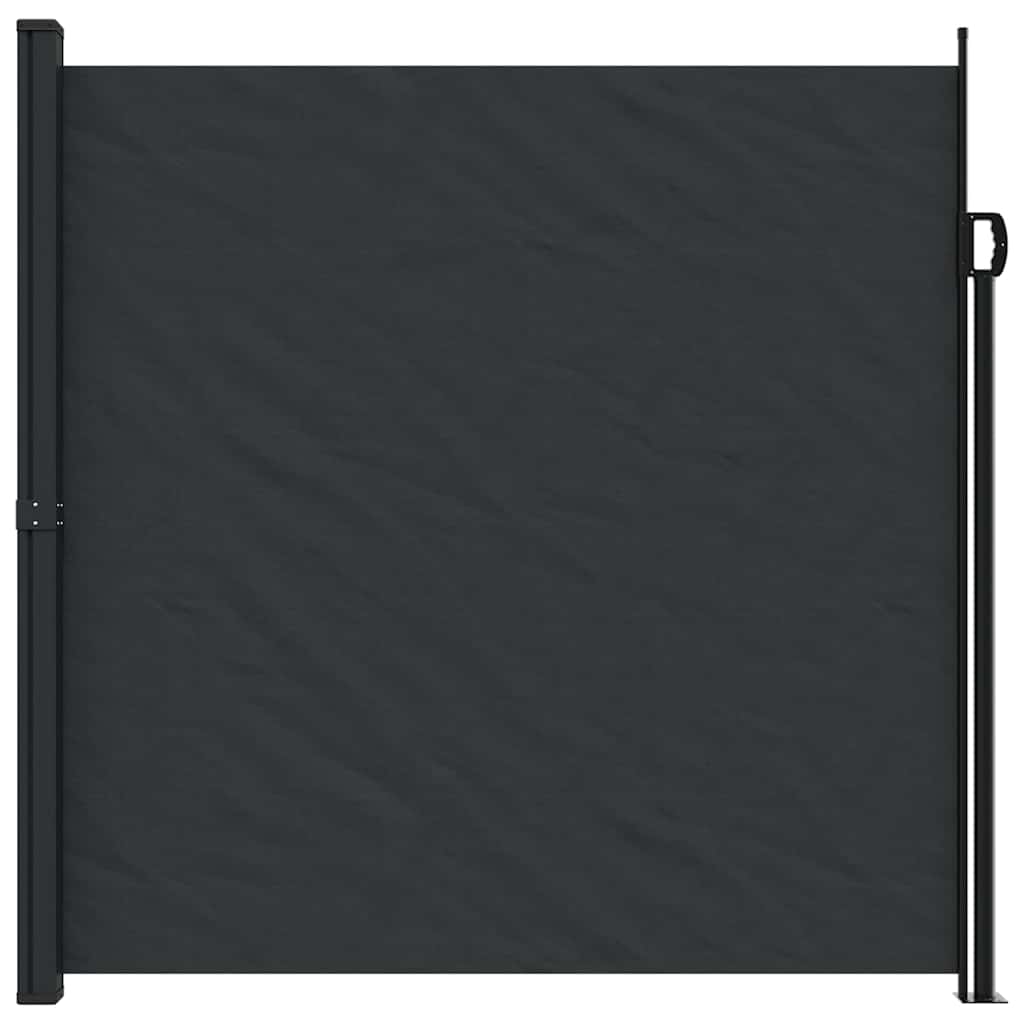 Seitenmarkise Ausziehbar Schwarz 100x300 cm