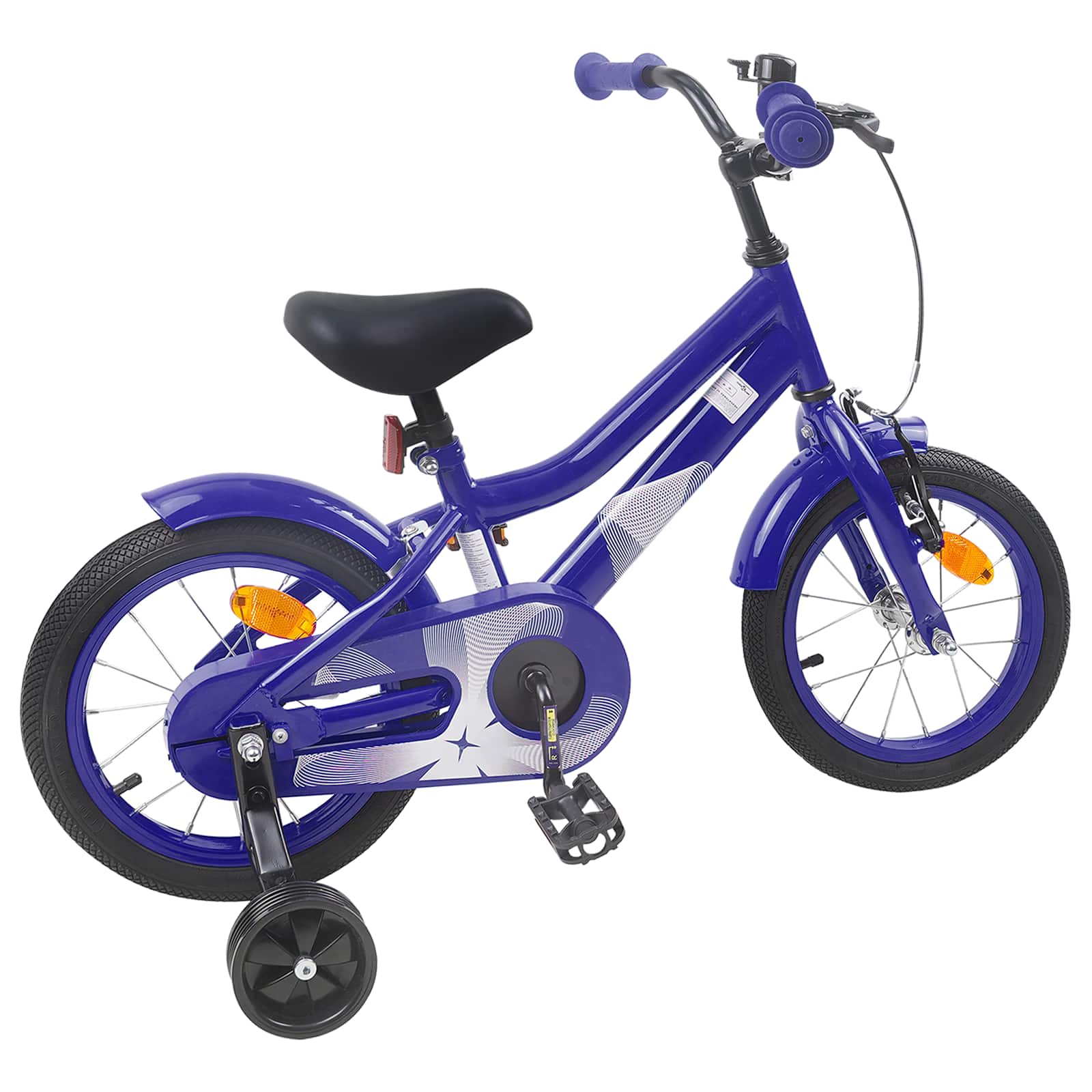 Kinderfahrrad 12 Zoll für 2-4 Jahre alt Dunkelblau