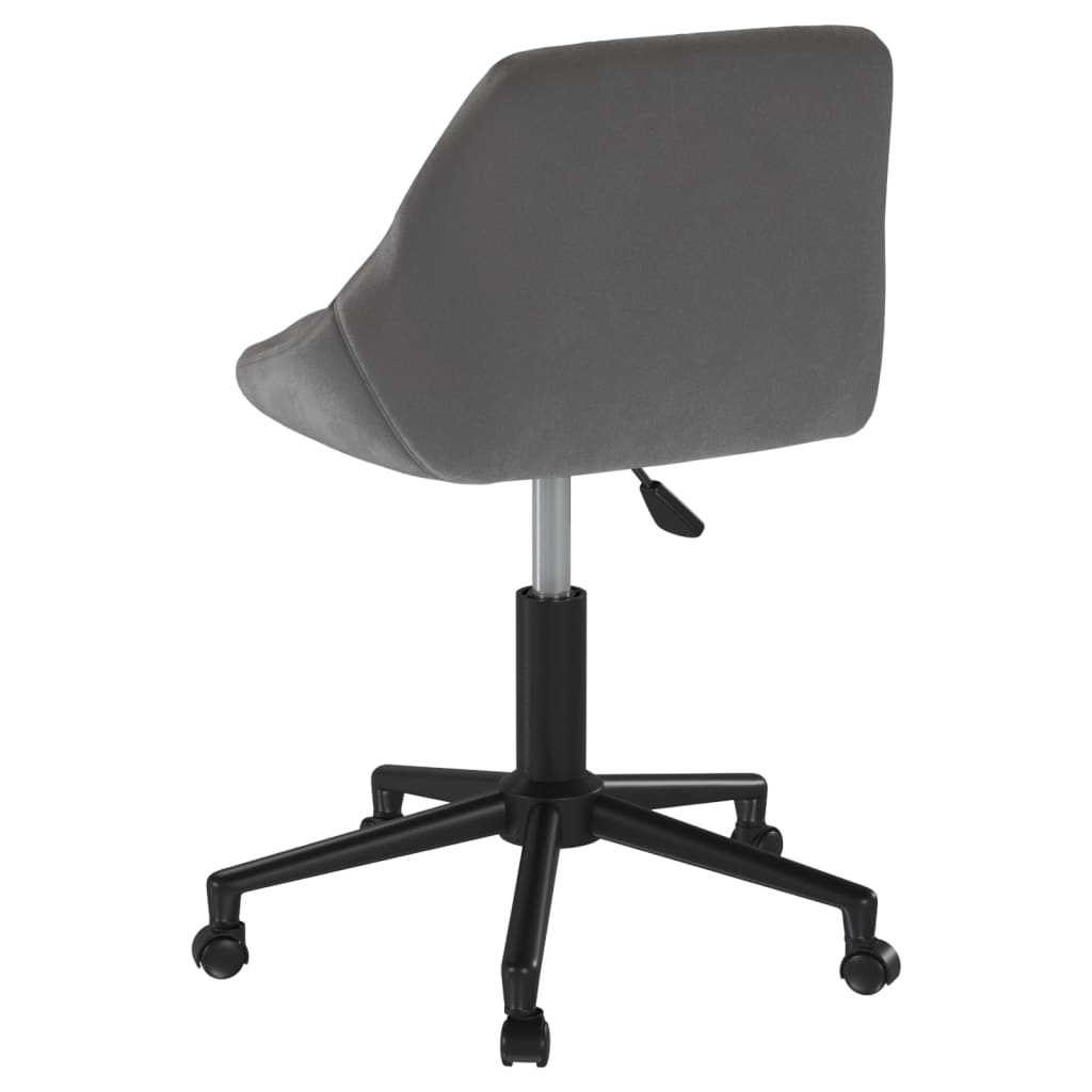 Bürostuhl Drehbar Creme Samt