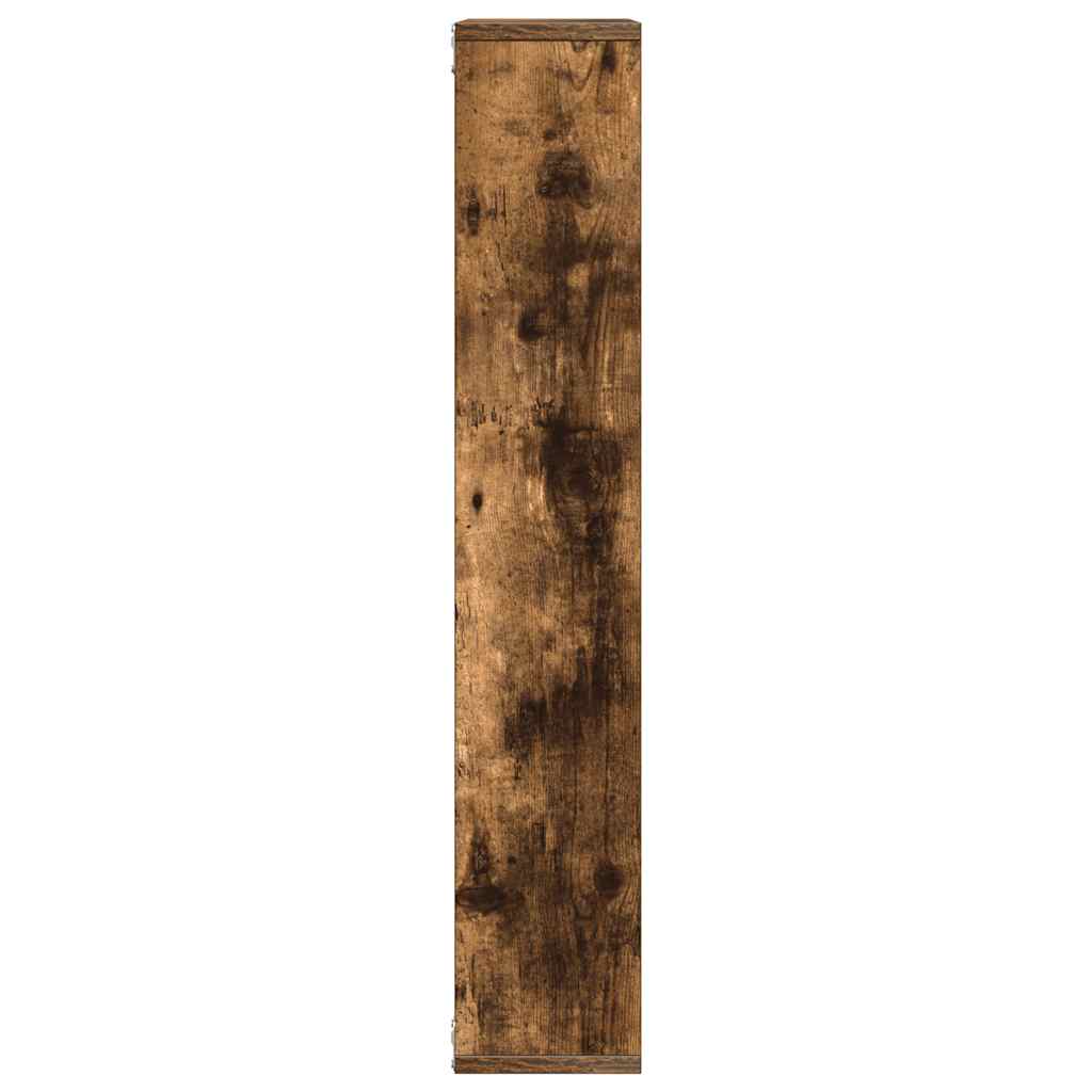 Wandregal Weiß 36x16x90 cm Holzwerkstoff