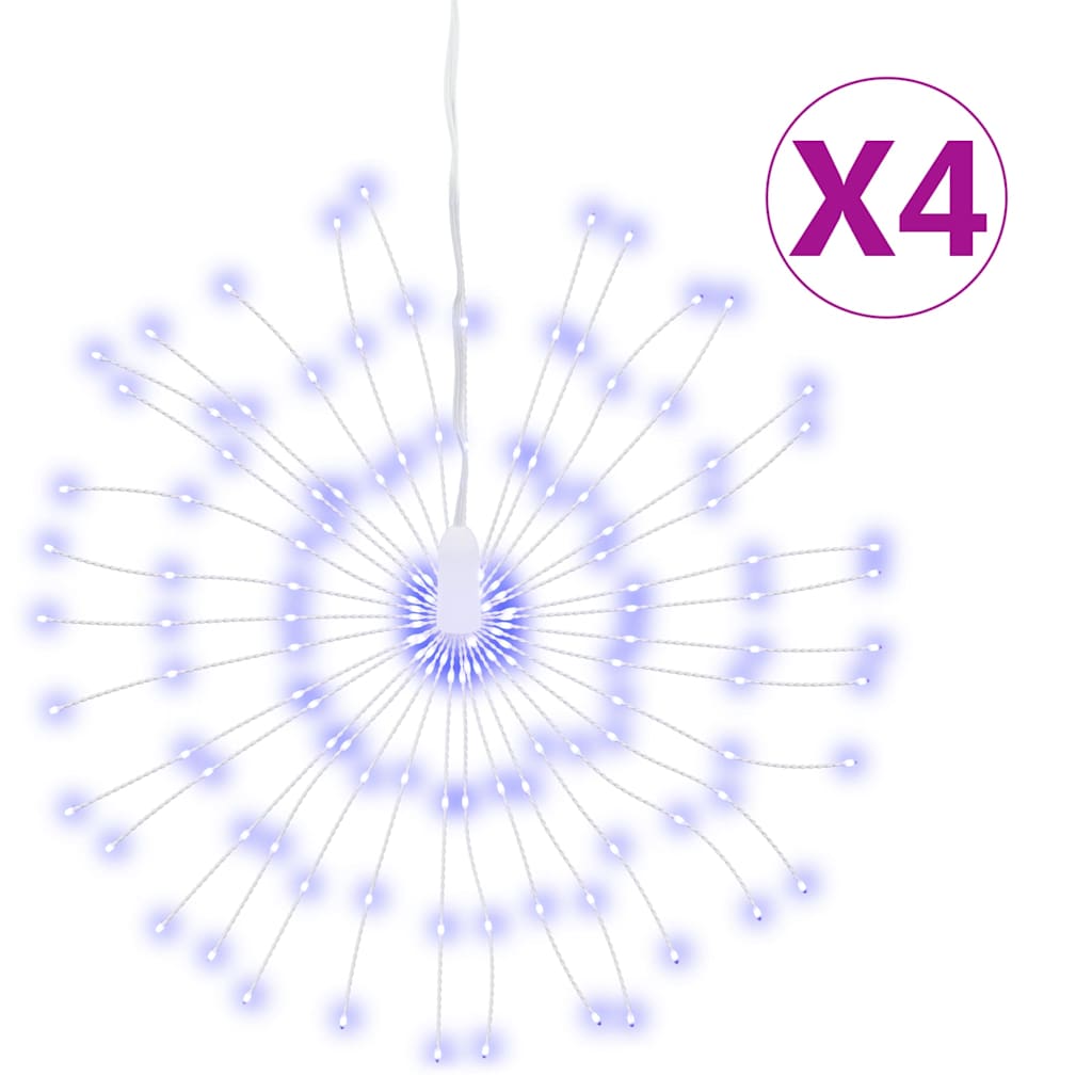 Weihnachtsbeleuchtung Feuerwerk 140 LEDs Warmweiß 17 cm