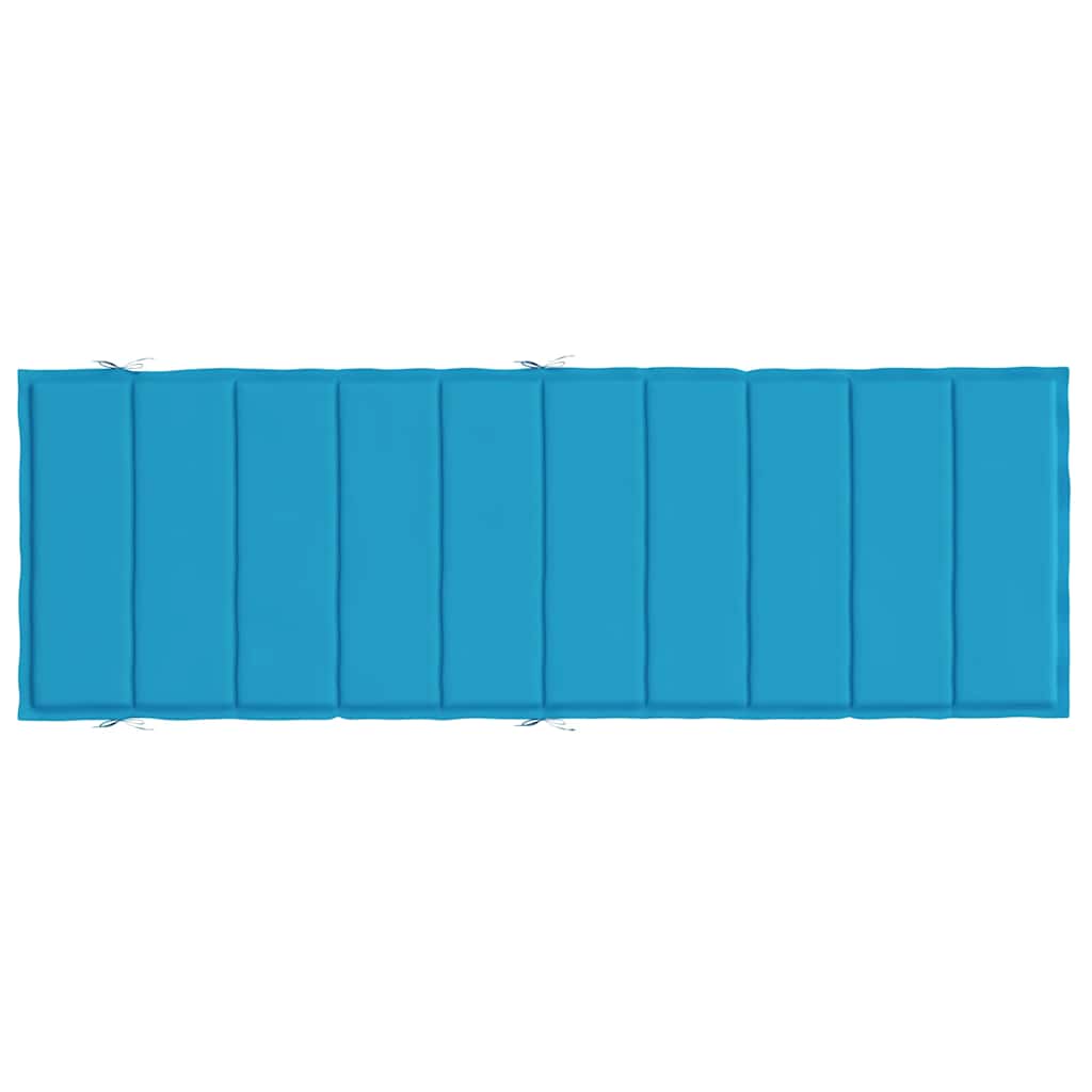 Sonnenliegen-Auflage Grau 186x58x4 cm Oxford-Gewebe