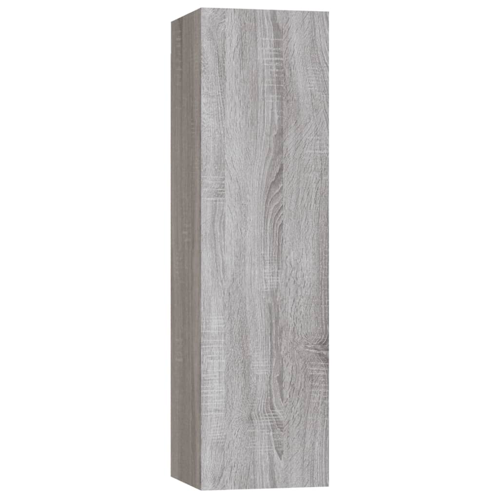 4-tlg. TV-Schrank-Set Sonoma-Eiche Holzwerkstoff
