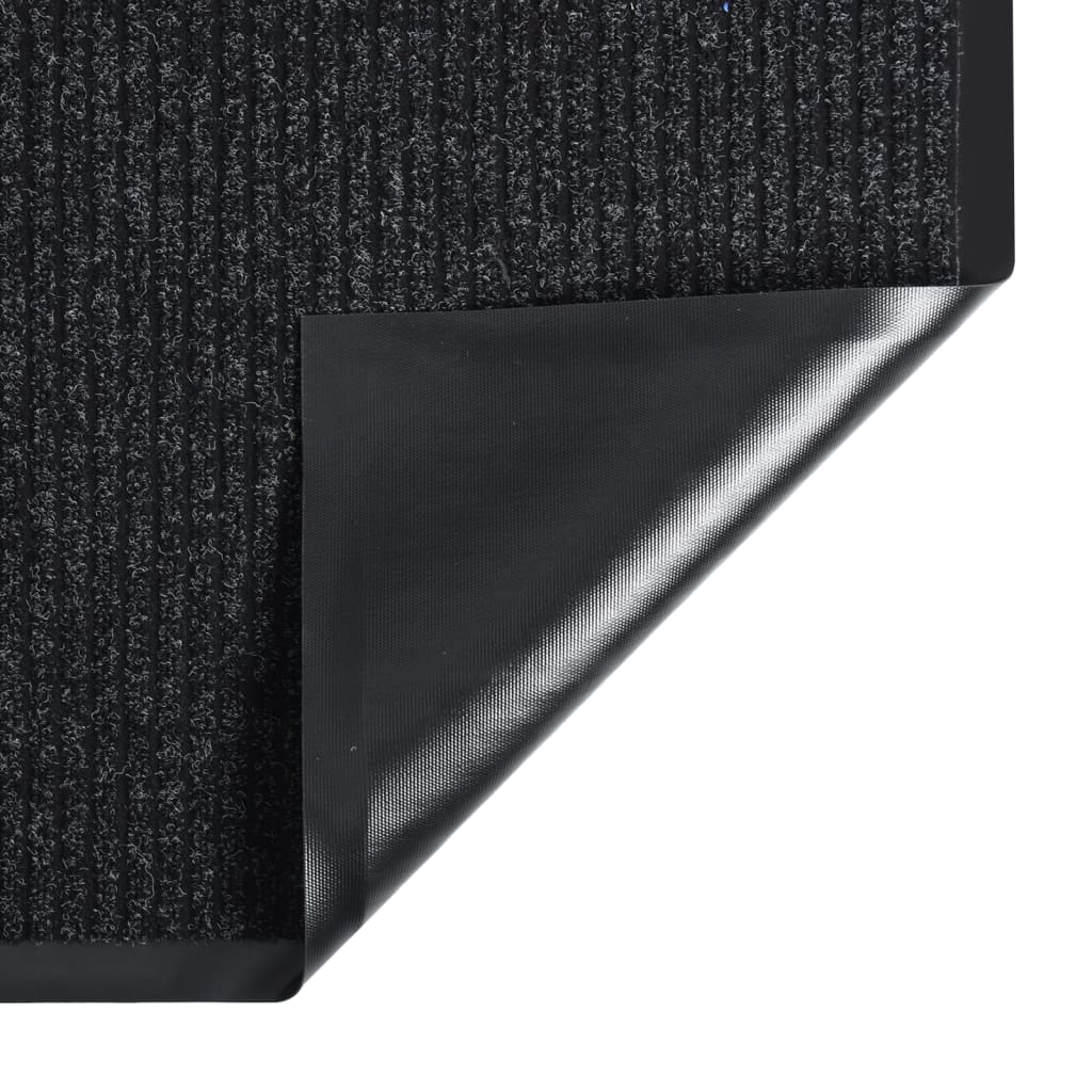 Fußmatte Gestreift Grau 60x80 cm