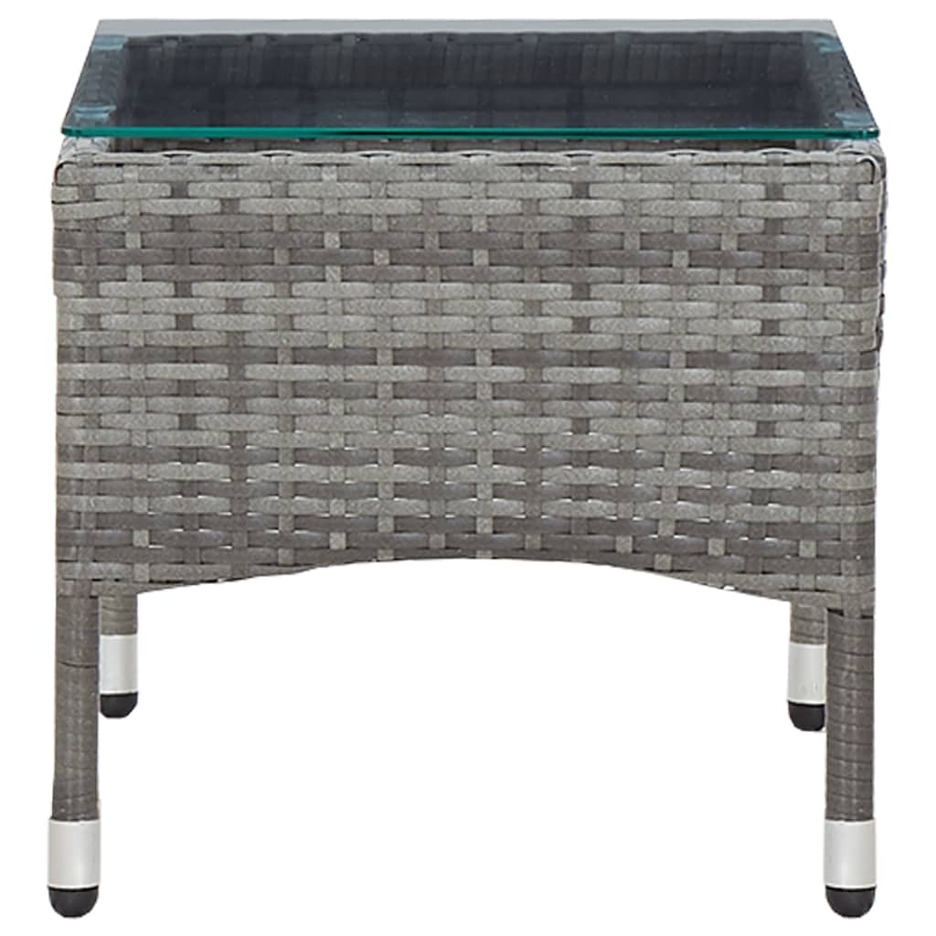 Couchtisch Braun 60x40x36 cm Poly Rattan