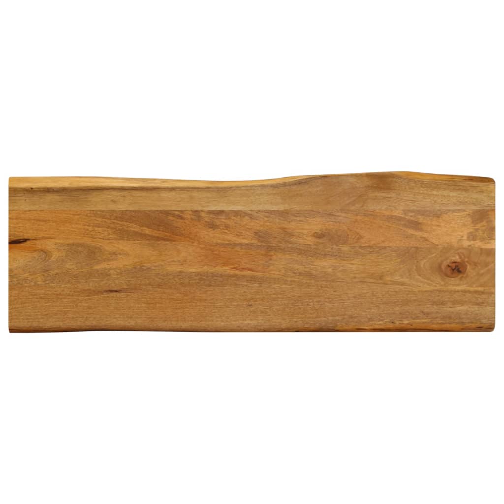 Tischplatte 40x40x2,5 cm Rechteckig Massivholz Akazie Baumkante