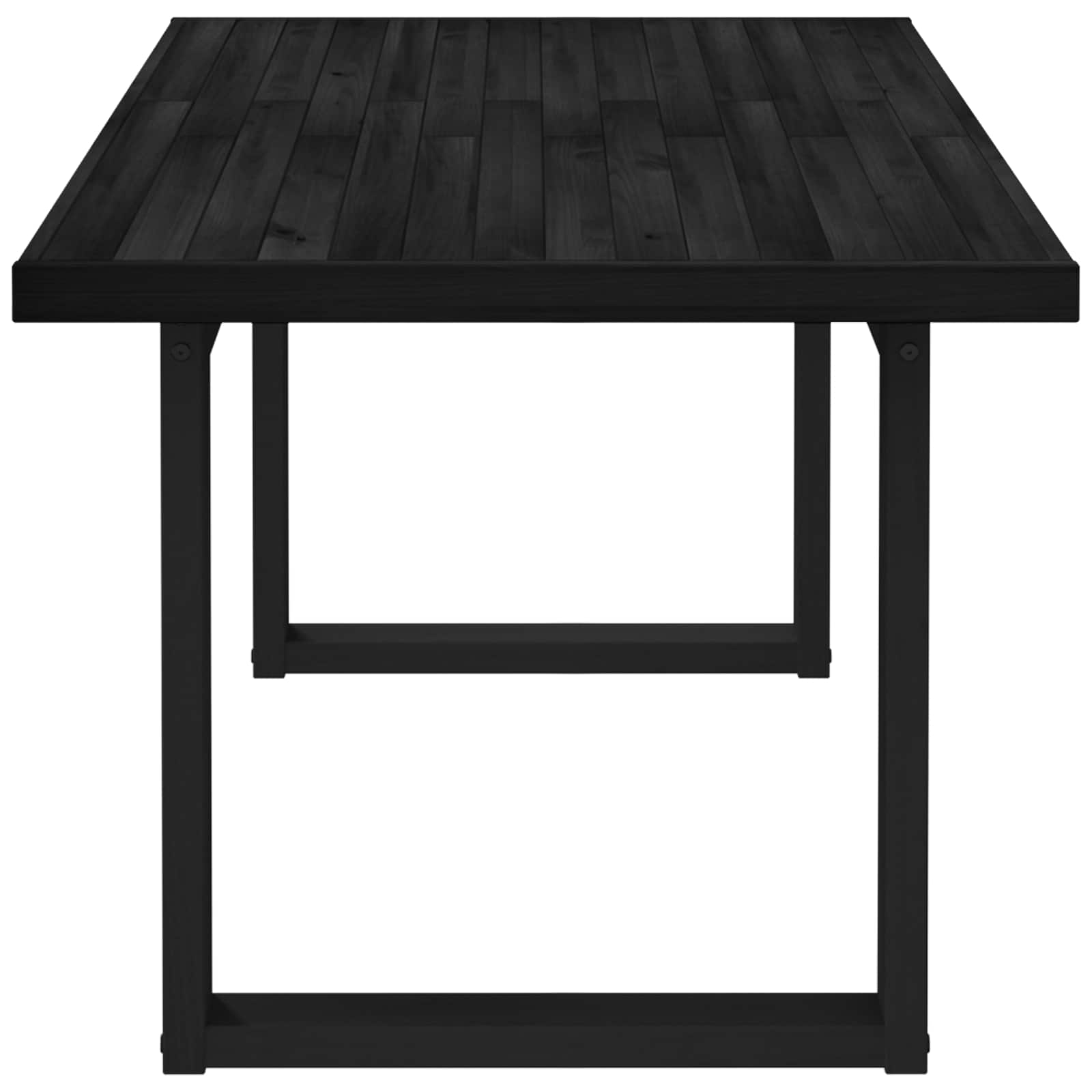 Esstisch NOAIN U-Form-Beine 180x90x75 cm Massivholz Kiefer