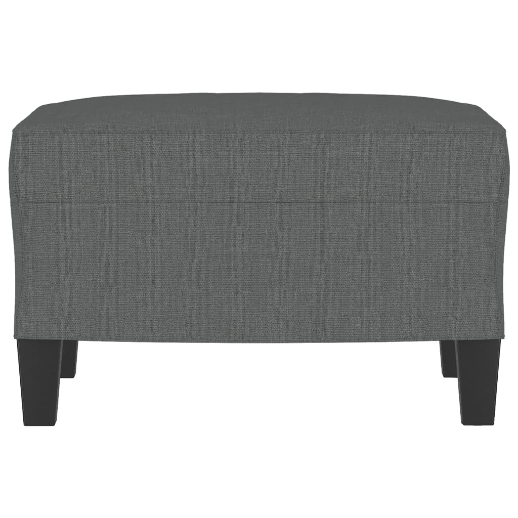 Fußhocker Hellgrau 60x50x41 cm Stoff