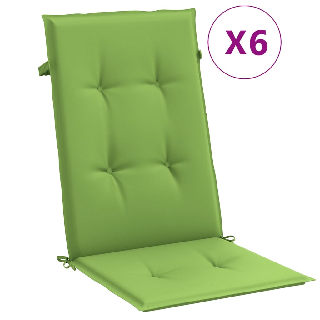 Hochlehner-Auflagen 2 Stk. Melange Anthrazit 120x50x7cm Stoff