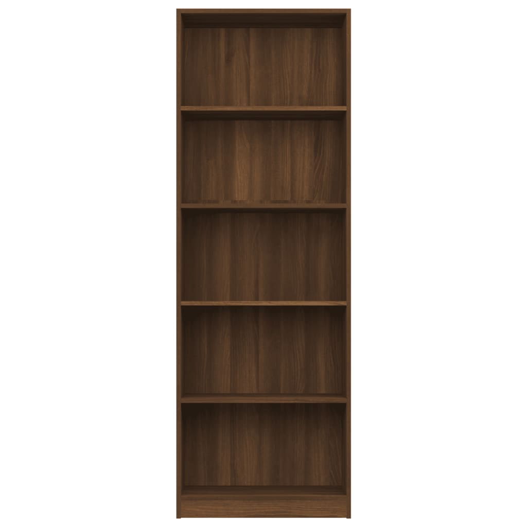 Bücherregal 3 Fächer Weiß 40x24x109 cm Holzwerkstoff