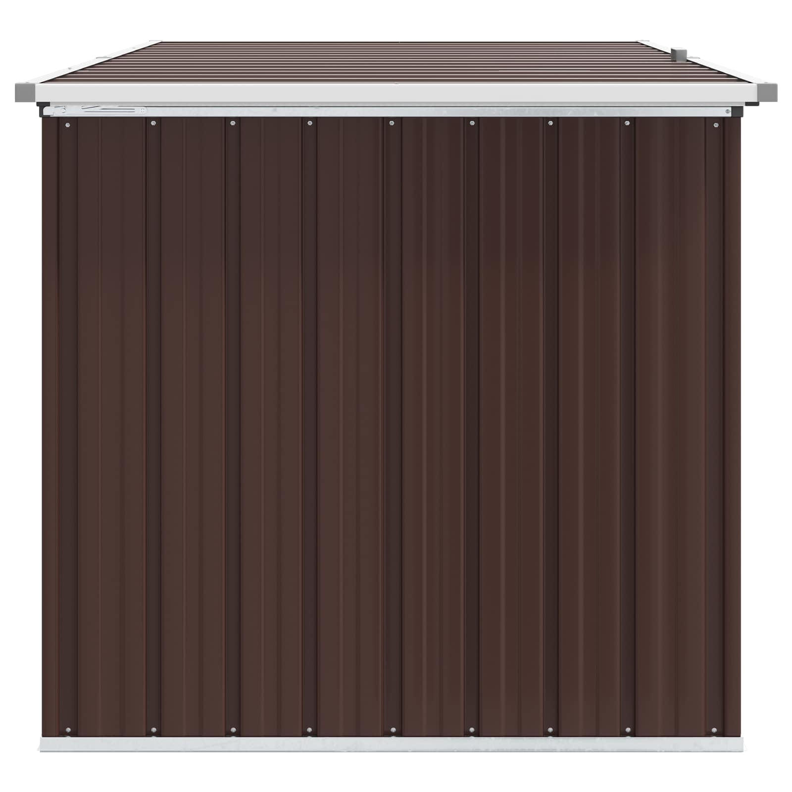 Außenlagerbox Holz 109 x 67 x 65 cm Verzinkter Stahl