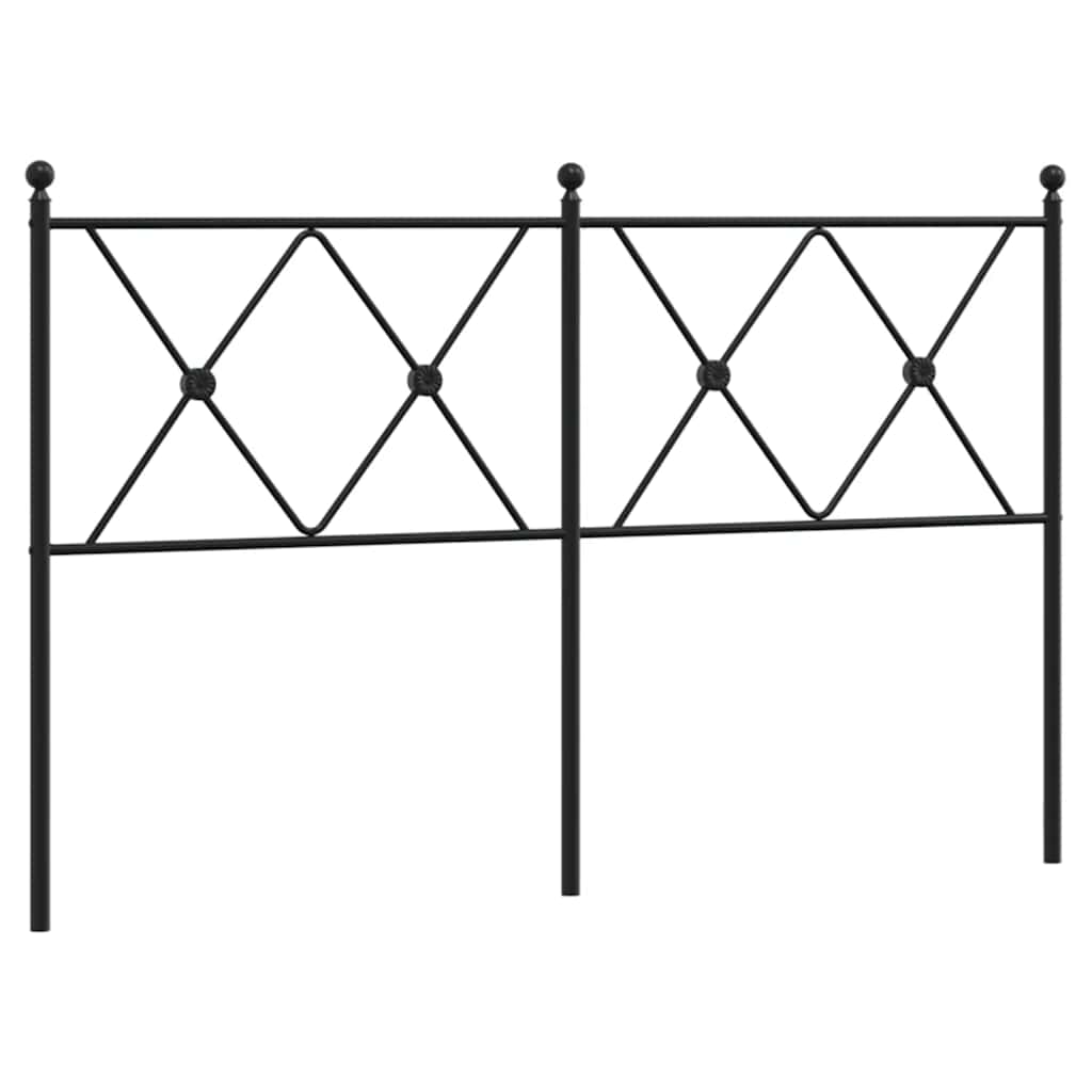 Ersatz-Kopfteil Metall Schwarz 75 cm