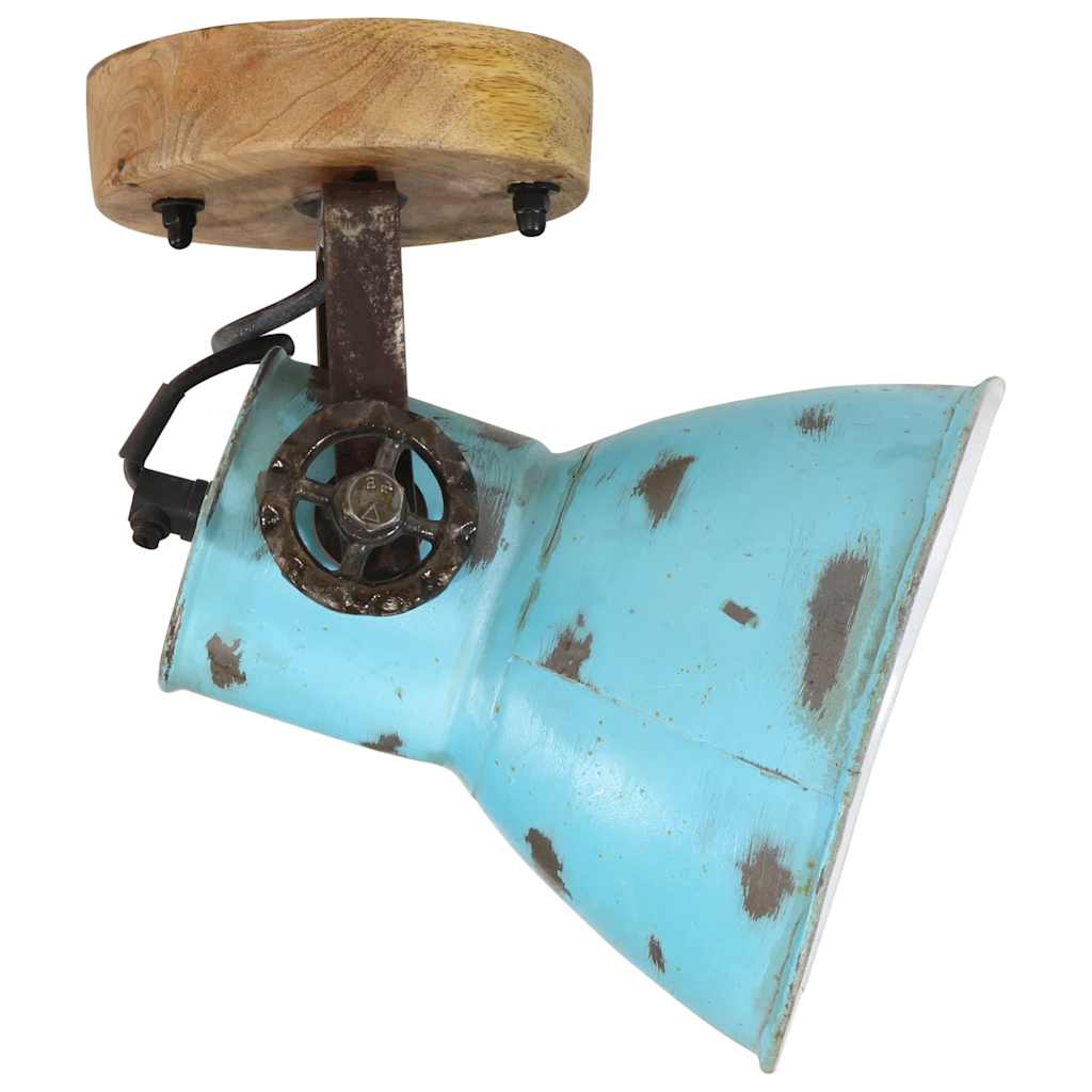 Wandlampe Industriestil Silbern 45x25 cm E27