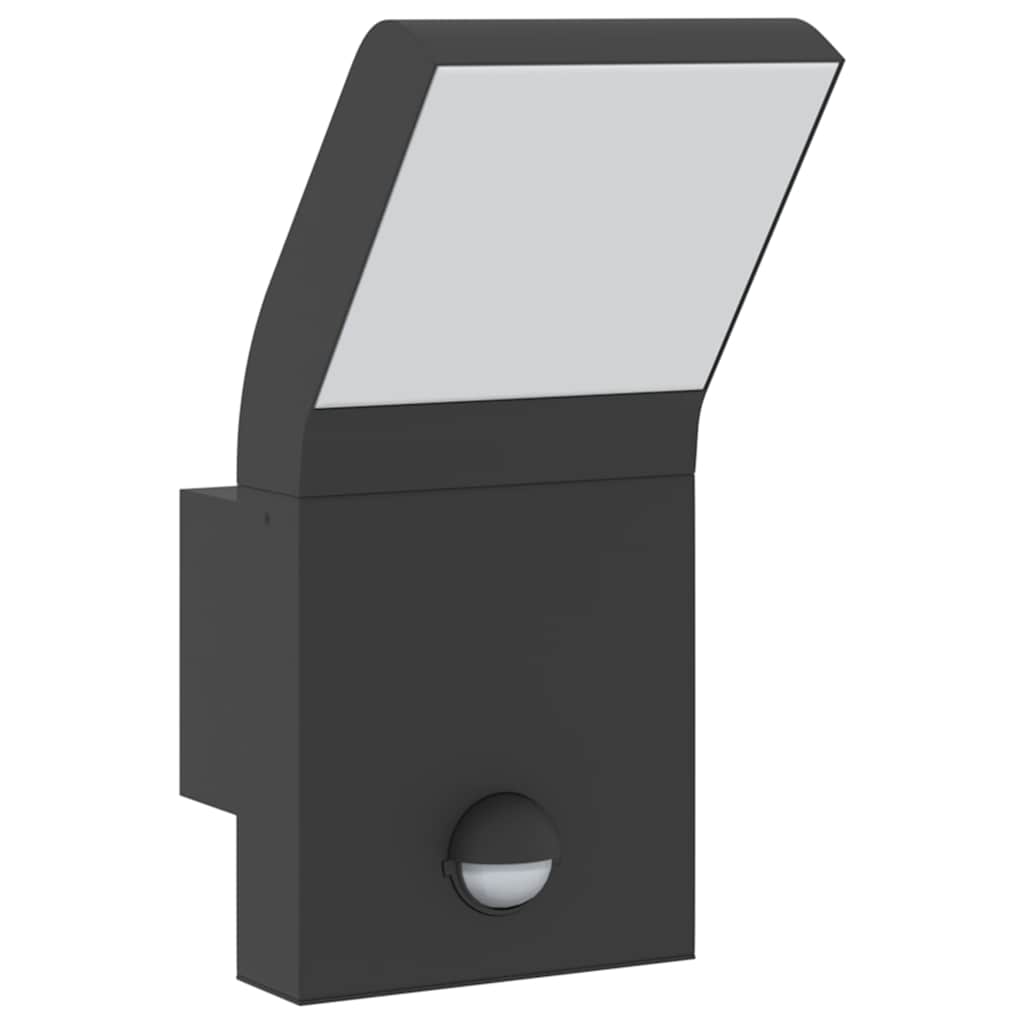 LED-Außenwandleuchte Schwarz Aluminiumdruckguss