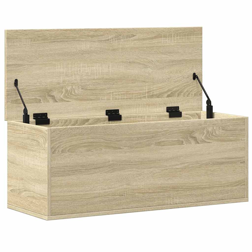 Aufbewahrungstruhe Weiß 84x42x46 cm Holzwerkstoff