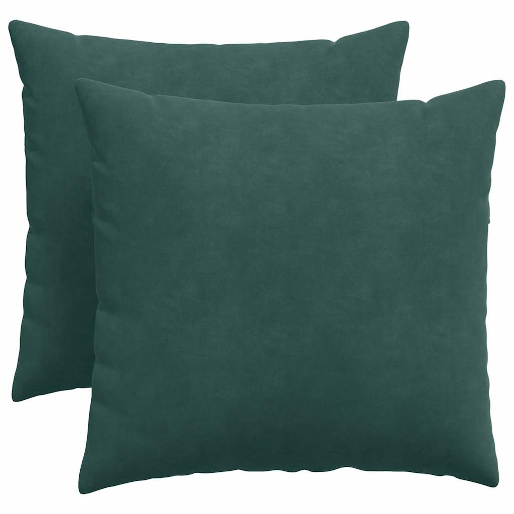 Sofakissen 2 Stück Blau 50 x 30 cm Cordstoff