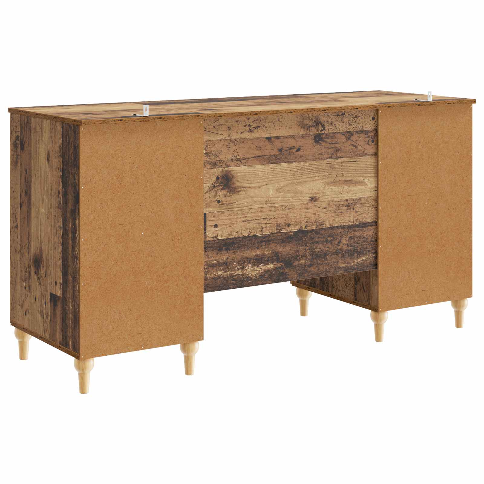 Schreibtisch mit Regal Schwarz 142,5 x 50 x 75 cm Holzwerkstoff