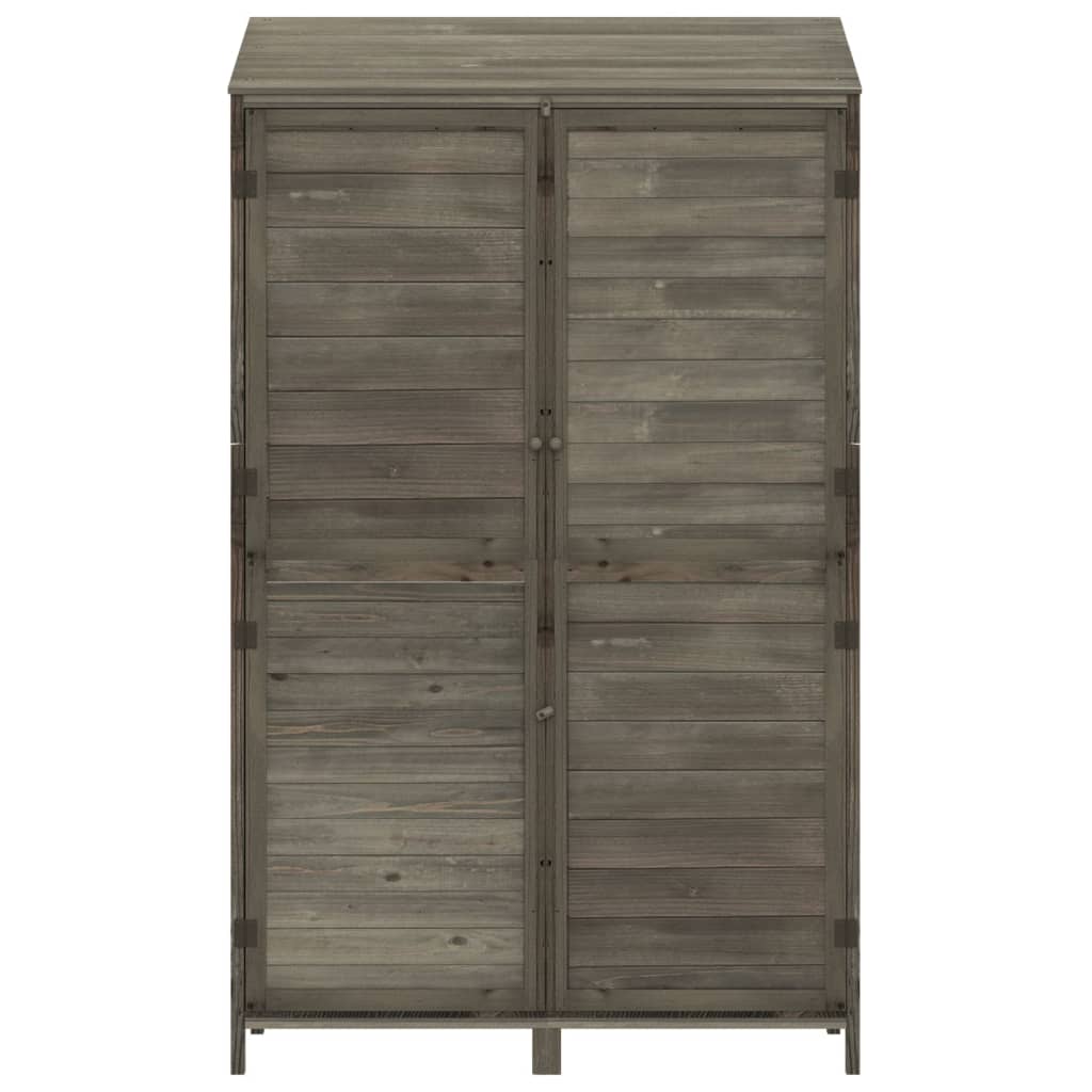 Geräteschuppen 55x52x174,5 cm Massivholz Tanne