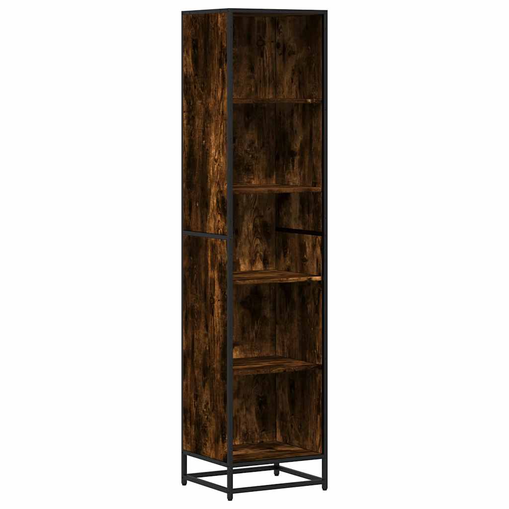 Bücherregal Schwarz 60x35x139 cm Holzwerkstoff