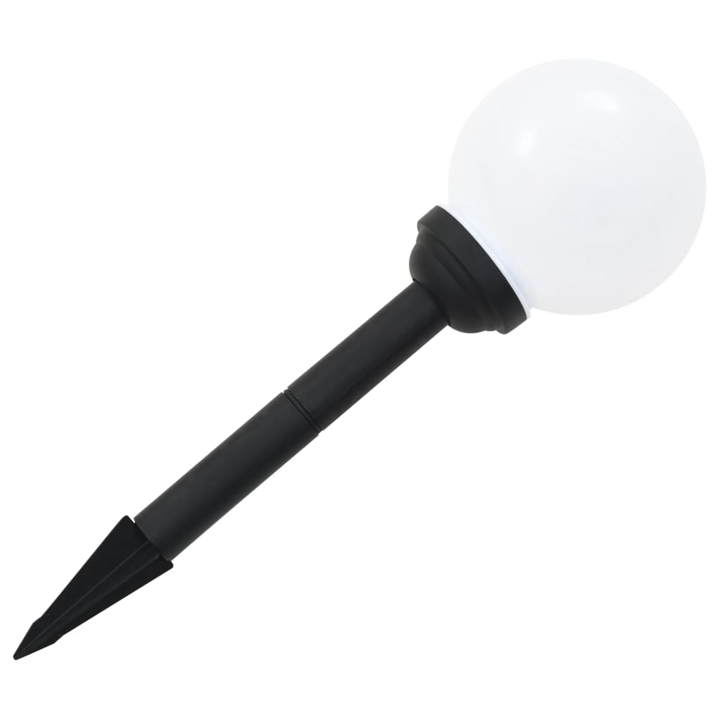 Außen-Solarlampen 4 Stk. LED Kugel 30 cm RGB