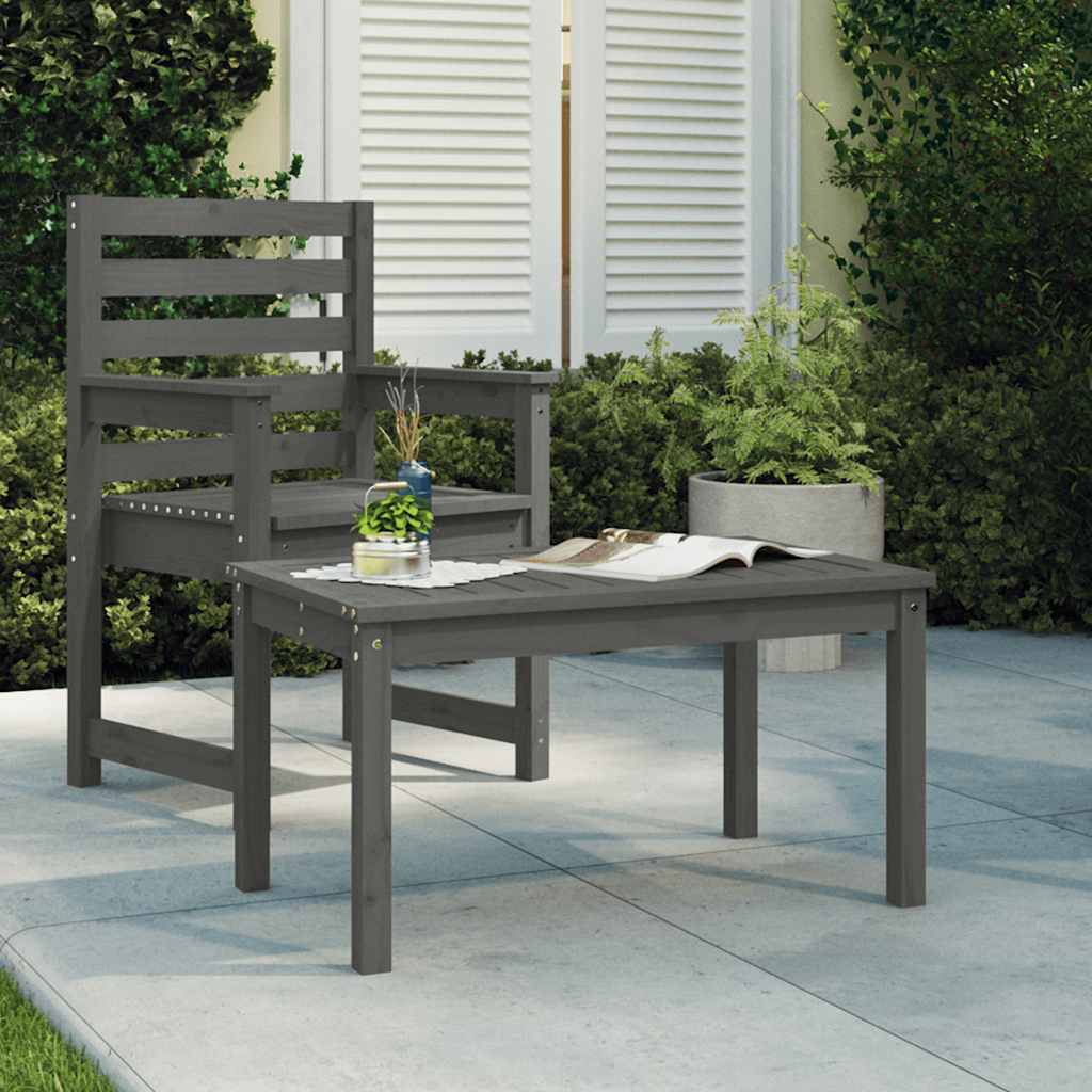 Gartentisch 82,5x50,5x45 cm Massivholz Kiefer