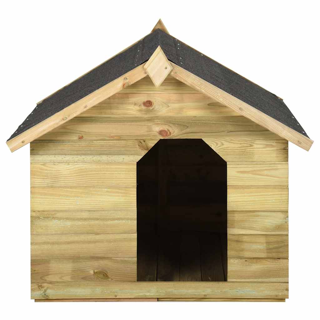 Hundehütte mit Dach Imprägniertes Kiefernholz