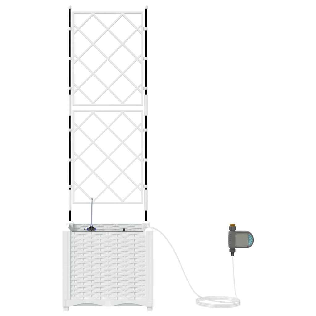 Garten-Pflanzgefäß 4 Stk. Braun 160 x 40 x 22 cm PP