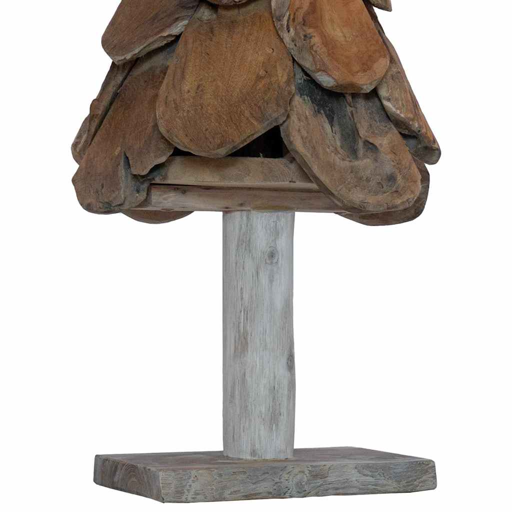 Weihnachtsbaum mit Ständer Braun 61 cm Massivholz Teak